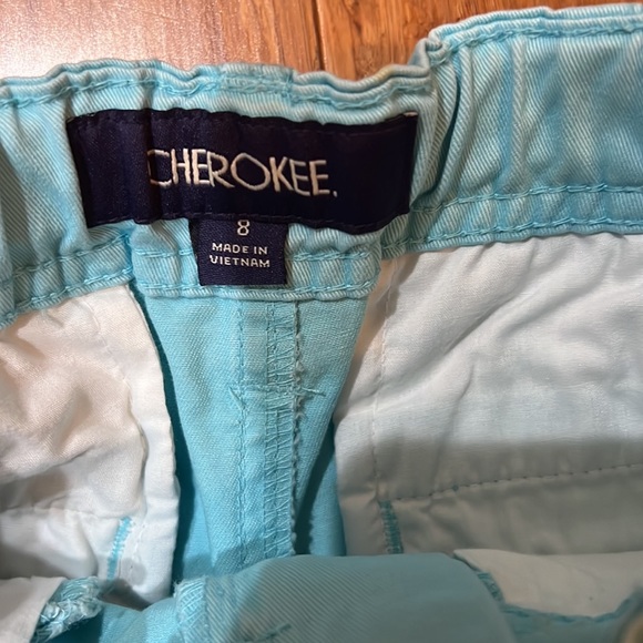 Cherokee boys Aqua flat front shorts size 8 NWT - Picture 3 of 5